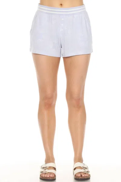 Pj Salvage Twinkle Star Lounge Short In Blue Mist