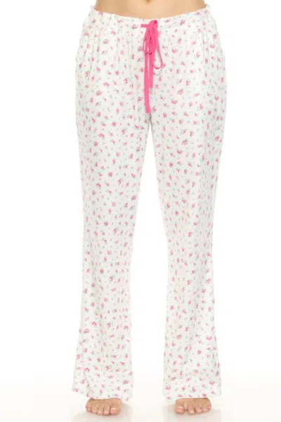 Pj Salvage Vintage Remix Pajama Pants In Ivory In Multi