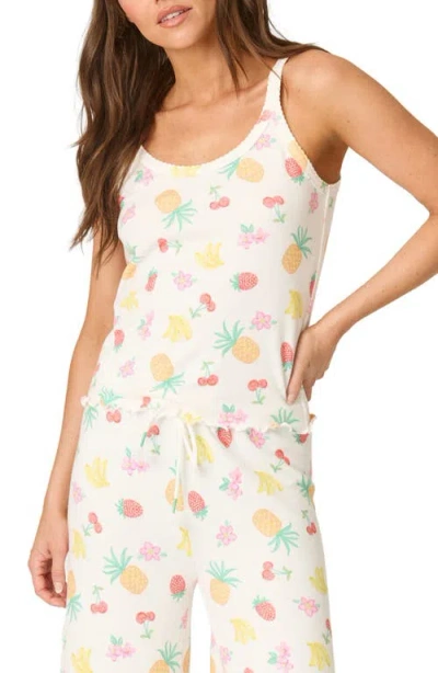 Pj Salvage Viva La Vida Jersey Camisole In Multi