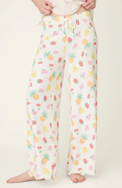 Pj Salvage Viva La Vida Jersey Pajama Pants In Multi