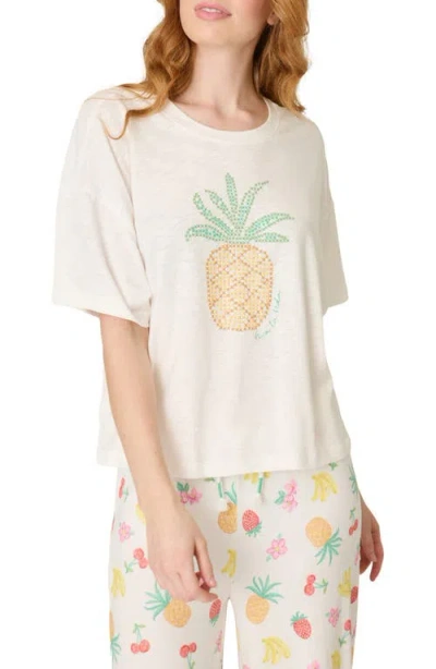 Pj Salvage Viva La Vida Short Sleeve Graphic T-shirt In White
