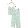 Pj Salvage Voile Long Pajamas In Multi