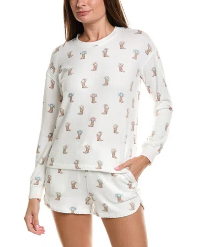 Pj Salvage Western Blooms Top In White