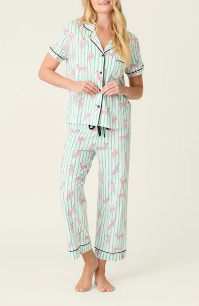 Pj Salvage Whimsy Print Pajamas In Green