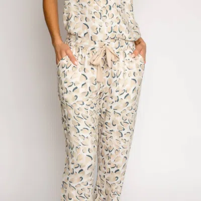Pj Salvage Wild About You Banded Jogger In White