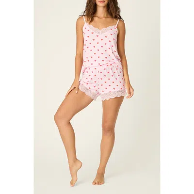 Pj Salvage Wildest Dreams Short Pajamas In Pink