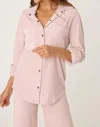 Pj Salvage Winter Classics Long Sleeve Top In Pink Clay