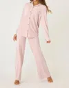 PJ SALVAGE WINTER CLASSICS LOUNGE PANT IN PINK CLAY