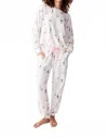 Pj Salvage Women's Breakfast Of Champs Pants In White In White