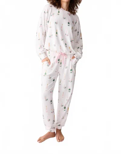Pj Salvage Women's Breakfast Of Champs Pants In White
