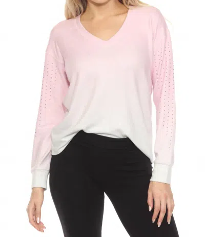 Pj Salvage Women's Gradient Goodness Top In Pastel Pink