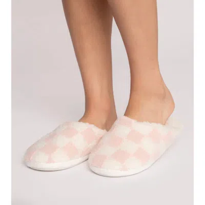 Pj Salvage Women's Let's Get Cozy Slippers In Pink Clay In Multi