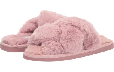 Pj Salvage Women's Loungewear Luxe Plush Slides Slipper In Blush In Pink
