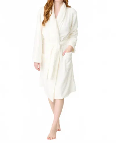 Pj Salvage Women's Luxe Plush Robe In White