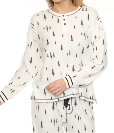 Pj Salvage Women's May The Forest Be With You Top In Ivory In White