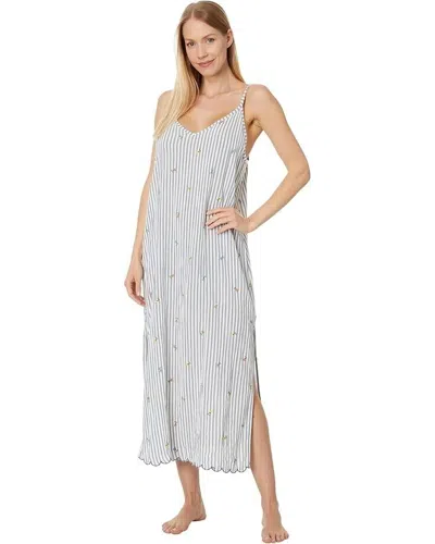 Pj Salvage Women's P. J. Salvage Build Me Up Buttercup Chemise Xs Ivory Sleepwear Erk104 In Multi