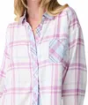 Pj Salvage Long Sleeve Seeing Stripes Top In Ivory In White