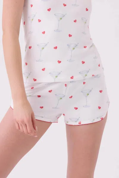 Pj Salvage Women's Short Happy Hour Short In Ivory In Multi