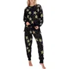 Pj Salvage Womens Knit Pullover Sweatshirt In Black