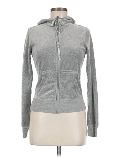 Pre-owned Pj Salvage Zip Up Hoodie In Gray
