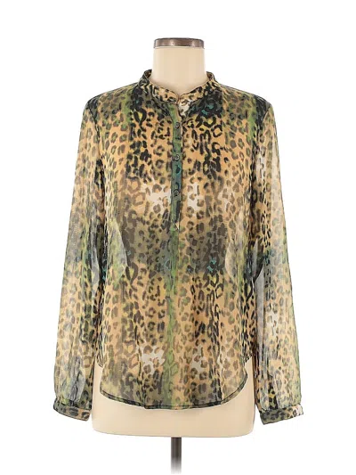 Pre-owned Pjk Patterson J. Kincaid Long Sleeve Blouse
