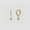 Pk The Hanging Pavé Star Earring