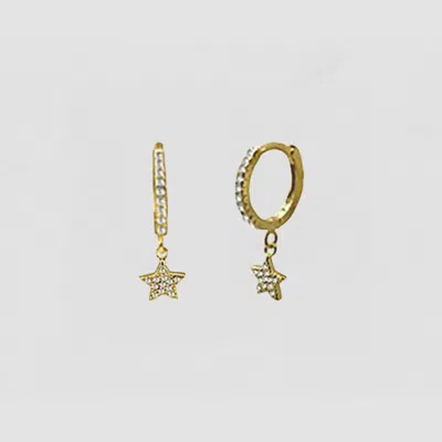 Pk The Hanging Pavé Star Earring