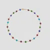 Pk The Multi Color Evil Eye Link Necklace