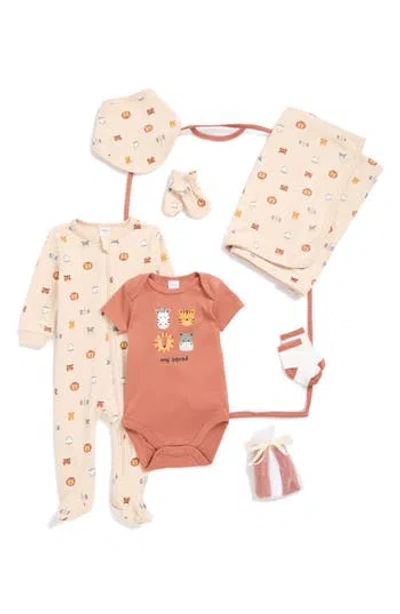 Pl Baby By Petit Lem 10-piece Layette Set In Pink