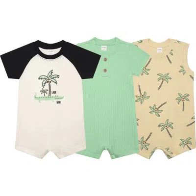 Pl Baby By Petit Lem 3-pack Rompers
