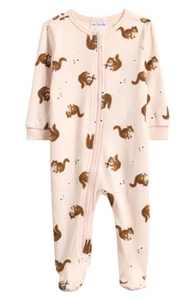 Pl Baby By Petit Lem Organic Cotton Footie In Multi