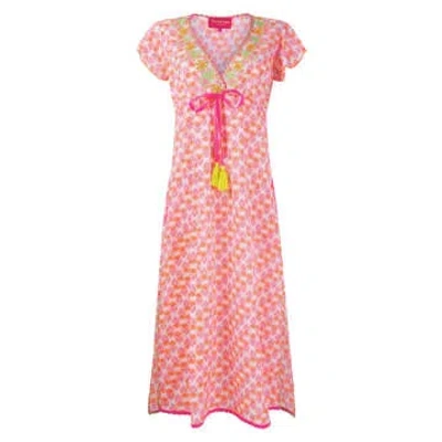Place Du Soleil Pink Maxi Dress