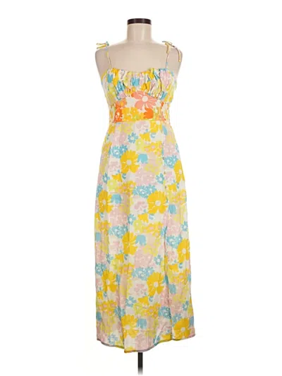 Pre-owned Place Nationale Casual Dress In Yellow