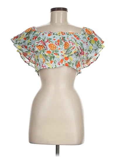 Pre-owned Place Nationale Sleeveless Blouse In White