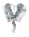 Place Nationale Woman Top White Size 3 Cotton In White