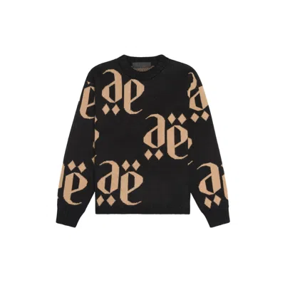 Place Of Elms Black Nero Castano Monolink Sweater