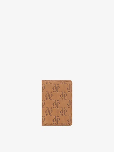 Place Of Elms Brown Suede Monolink Business Wallet