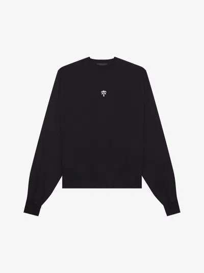 Place Of Elms Logo-embroidery Long-sleeve T-shirt In Black