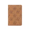 Place Of Elms Men's Brown / Gold Tobacco Suede Monolink Business Wallet In Multi