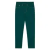 Place Of Elms Men's Green Quartz Denim Pants In Green