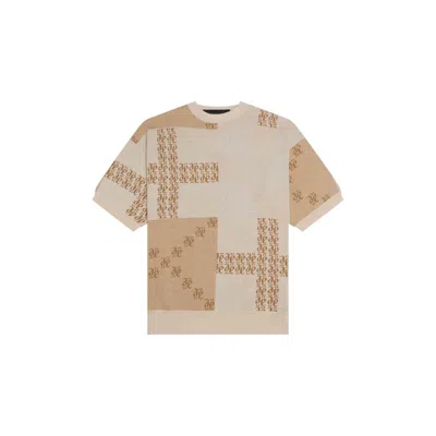 Place Of Elms Men's Neutrals Biscotto T-shirt In Beige/brown/white