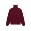 Place Of Elms Men's Red Barolo Turtleneck Sweater In Red