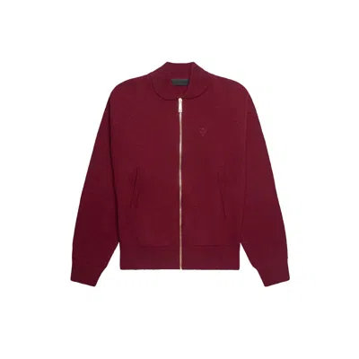 Place Of Elms Men's Red Classe Barolo Bomber Jacket