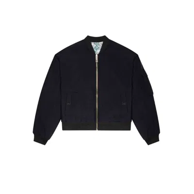 Place Of Elms Men's Reversible Bomber Jacket In Black