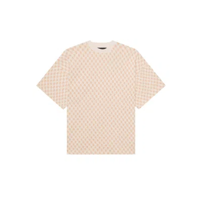 Place Of Elms Men's White Monolink Jacquard T-shirt