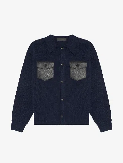 Place Of Elms Monolink-detail Jacket In Blue