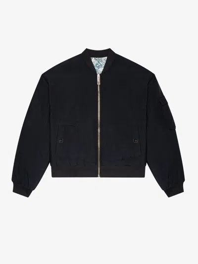 Place Of Elms Mountain Top Reversible Bomber In Black