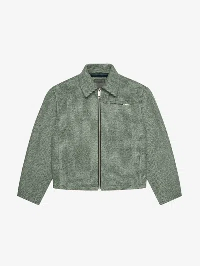 Place Of Elms Natural Swagger Jacket In Green