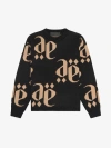 PLACE OF ELMS PLACE OF ELMS NERO CASTANO MONOLINK SWEATER