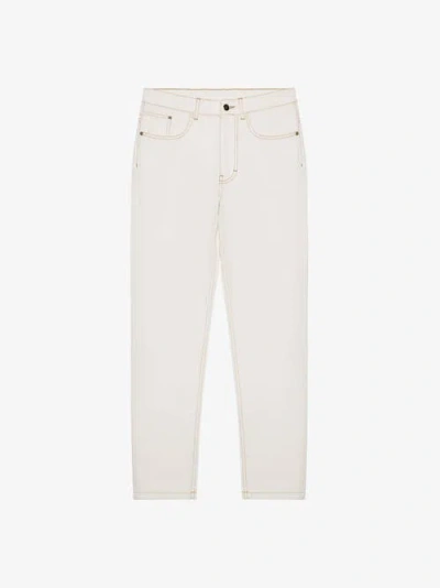 Place Of Elms Off-white Denim Pants